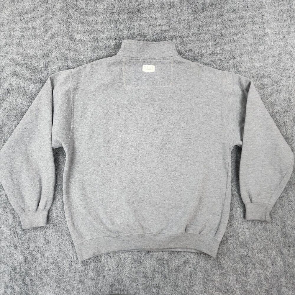 Ohio State Buckeyes Sweatshirt Adult Medium Gray 1/4 Zip Retro Gear For Sports - Picture 5 of 16